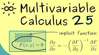 Multivariable Calculus 25 Implicit Function Theorem
