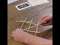 Lagu Make a Da Vinci Self-supporting Bridge from Chopsticks    #wood #puzzle #howto #woodbridge #davinci