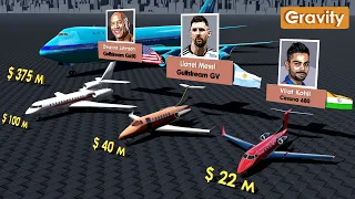 private jets 20 000 000 to 500 000 000