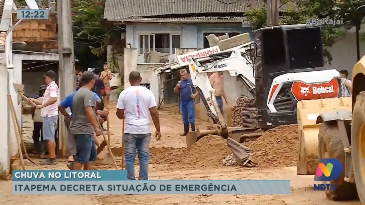 Itapema decreta situação de emergência devido à chuva
