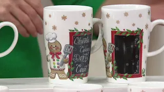 Lenox Set of 2 Holiday Heat-Changing Porcelain Mugs on QVC