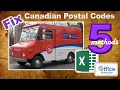 5 Methods for fixing Canadian Postal Codes in Excel