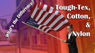 Nylon vs Tough Tex vs Cotton American Flags Complete Material Comparison Guide