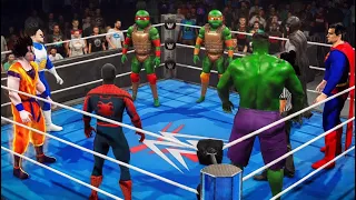 Spider-Man & Hulk vs Superman & Batman vs TMNT vs Goku & Vegeta 💀 MULTIVERSE WAR