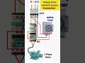 motor starter with timer connection analog timer
