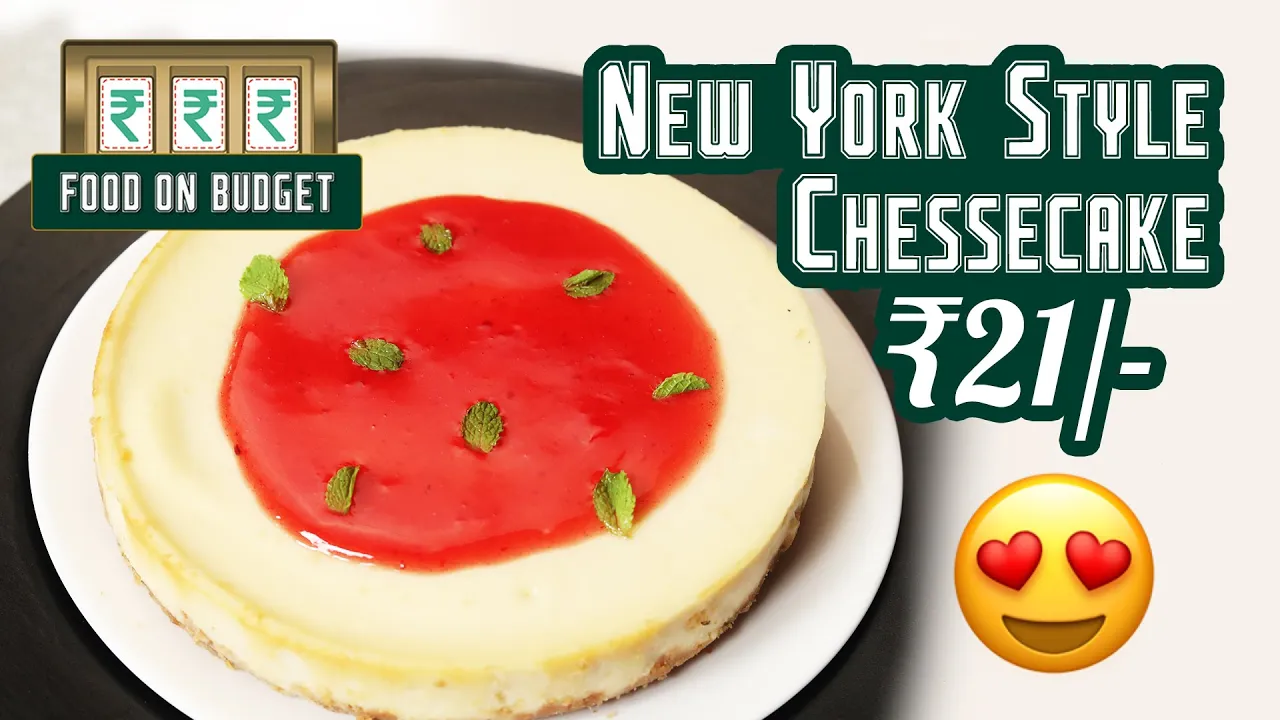 New York Style Cheesecake        Food on Budget   Sanjeev Kapoor Khazana