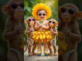 Baby Cute Monkey Dance🤣 | #babydance #funnydance #cuteanimals #trending #139