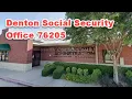 Denton Social Security Office 76205
