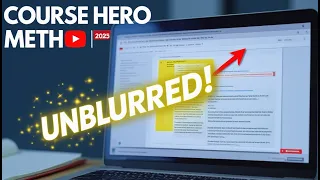 How I Unblurred Course Hero METHOD Still Works in 2025