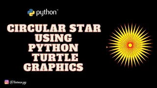 How to Draw Simple Flower In Python Turtle Python Turtle Graphics - 7 Python Programming