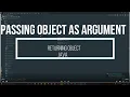 object as an argument and returning the object in java