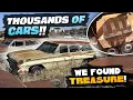 Thousands of ABANDONED cars Salvage yard walk through Junk yard Exploring We find hidden TREASURE
