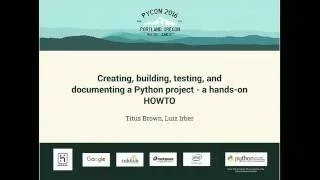 Creating building testing and documenting a Python project - a hands-on HOWTO