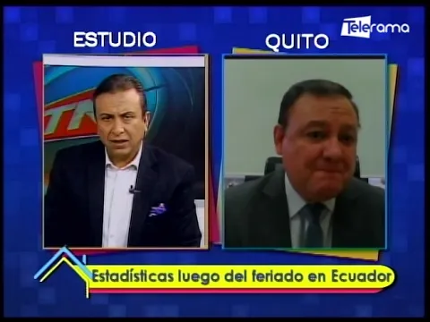 Estadísticas luego del feriado en Ecuador