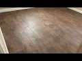 Installing Wood look ceramic tile