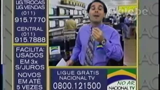 NACIONAL TV NO AR BOB GALEBE 20 07 1993