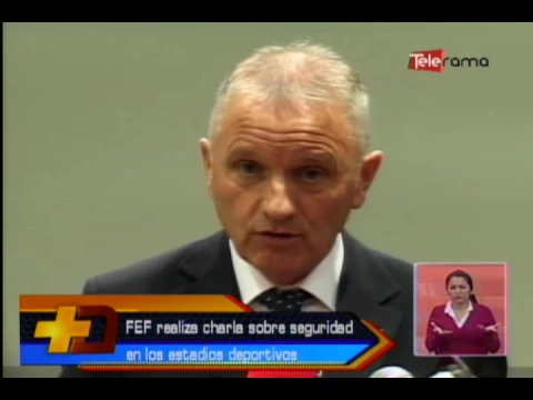 FEF realiza charla sobre seguridad en los estadios deportivos