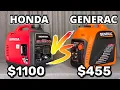 Honda vs Generac Honda eu2200i vs Generac gp2200i Full Test Best generator