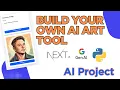 Build a Real World AI Image Generator App with GenAI Python Flask NextJS