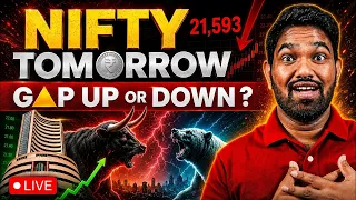 🔴Nifty Monday Gap Up or Down?  | Nifty & Sensex Prediction Tomorrow | 6 Sep | Investographer