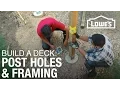 Lagu How To Build a Deck | Post Holes \u0026 Framing (2 of 5)