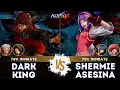 KOF XV ▰ DARK KING (Vice/Duo Lon/O.Yashiro) 🆚 SHERMIE ASESINA (Athena/Leona/Shermie)🎞️Replay Match