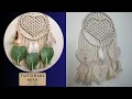 DIY Macrame Dreamcatcher Wall Hanging Tutorial Boho Style