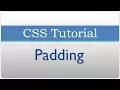 CSS Tutorial 9 - Padding