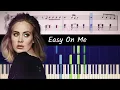 Adele - Easy On Me - ACCURATE Piano Tutorial + SHEETS