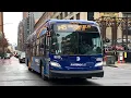 F Train Shuttle Bus Action on Livingston Street