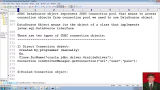 81 Advanced Java Tutorial JDBC JDBC Connection Pool and Its Utilization adv java