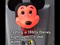 Testing An Ancient 1960s Disney Mickey Mouse Night Light IT WORKS