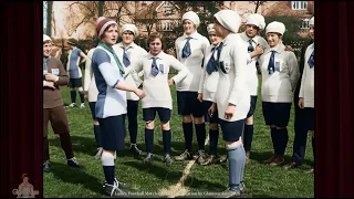 Women Playing Football in 1918 Film Restored to Life in Color