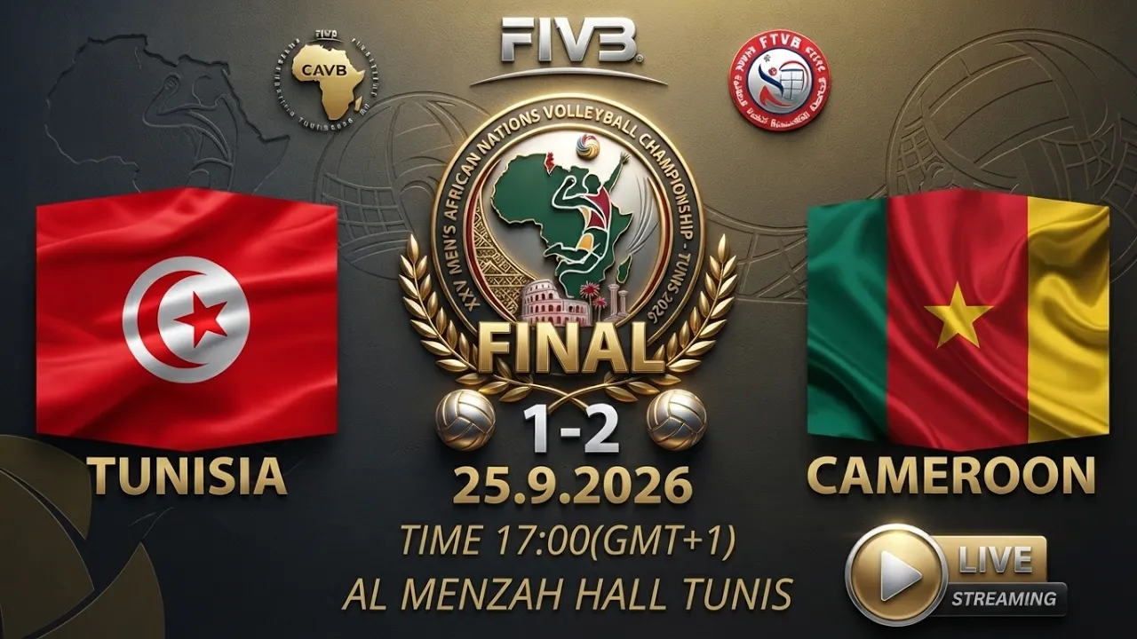 DAY 11 / FINAL 1-2  / TUNISIA  (TUN) VS  CAMEROUN (CMR) 2026-09-25 17:13