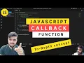 Callback Function In JavaScript First-Class Function Concepts Example Explained