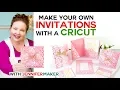 DIY Wedding Invitations on a Cricut Free Templates