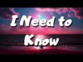 Download Lagu I Need to Know - Marc Anthony ( Lyrics )