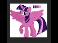 Generating colour pallets for My Little Pony characters part 1
