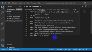 Sort Numpy Arrays by Row and Column with numpy argsort