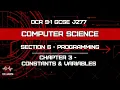 Programming - Chapter 3