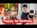 Gary Owen And Brianna Johnson Celebrate Their Twins 1st Birt ay