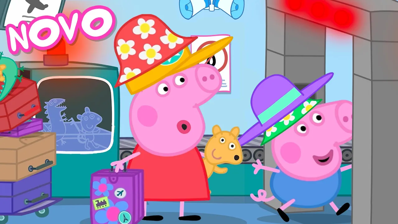 Peppa Pig Português Brasil | No aeroporto! | NOVO Contos da Peppa Pig