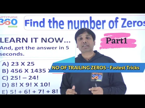Fastest way to find no. of Trailing Zero
