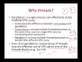 Operating Systems Lecture 12 Introduction to threads and concurrency