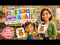 Learn the 5 Senses with Ava Fun Learning Adventure for Kids Little Moon Toon