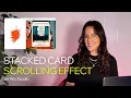 Create a stacked card scrolling effect on Wix Studio