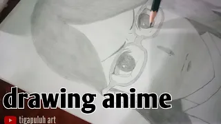 cara menggambar ucihah sarada from naruto