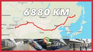 Rail Journey across the World s Widest Time Zone