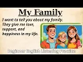 Download Lagu My Family | Easy English Story for Beginners (A0–A1) | Learn English Listening \u0026 Reading
