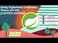 Spring Professional Certification VMware EDU-1202 QUESTION ANSWERS 2022